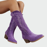 Embroidered, Elegant Western Boots