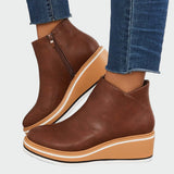 Orthopaedic Leather Ankle Boots