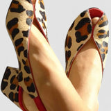 Bree - Leopard Print Sandals