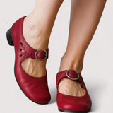 Clara - Elegant Synthetic Leather Pumps