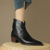 Camila - Luxury Ankle Boots with Low Heel