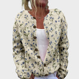 Camila - Autumn Floral Cardigan