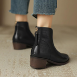 Camila - Luxury Ankle Boots with Low Heel