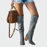 Knee-High Orthopaedic Leather Boots