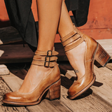 Ginevra - Multi-Strap Heels with Chunky Sole