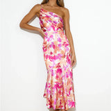 Eliza - One-Shoulder Midi Dress