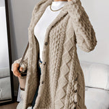 Sara - Fluffy Hooded Coat