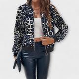 Amiria - Elegant Leopard Print Coat