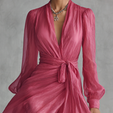 Daisy - Elegant Long Chiffon Dress