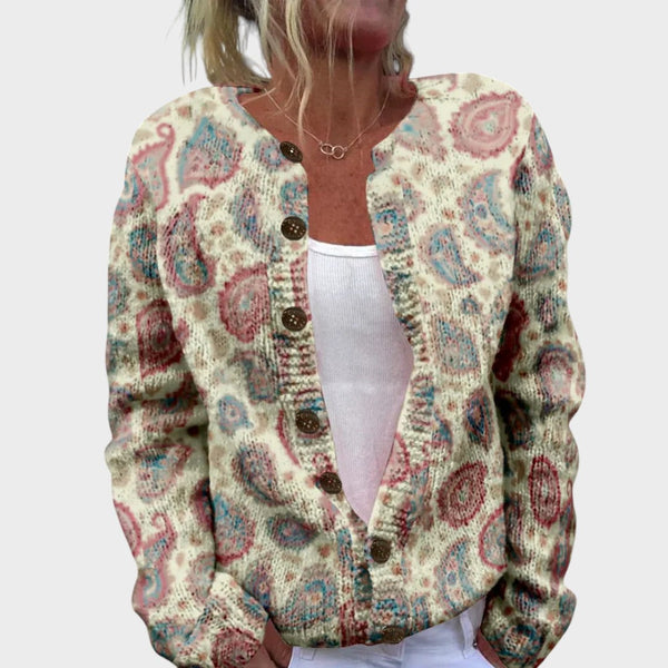 Lara - Autumn Floral Cardigan