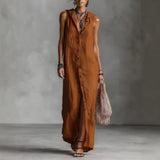 Bonnie | Effortless Sleeveless Long Dress
