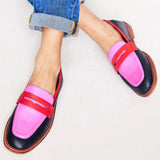 Lunessa - Loafers with Colourful Accent