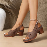 Cristy | Ankle Strap Block Heel Sandals