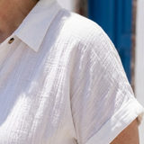 Helene | Short Sleeve Front Pocket Knee Length Dress