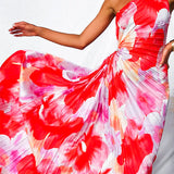 Kacie - Pleated Summer Maxi Dress