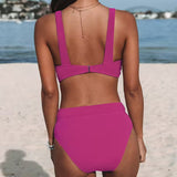 Hilde - Solid High-Cut Swimsuit