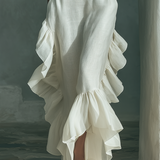 Sophie - Ivory Linen Sleeveless Maxi Dress