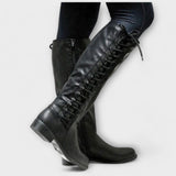 Marama - Elegant Lace-Up Ankle Boots
