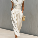 Jada | Lapel Waist Maxi Dress