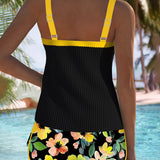 Laluna® | Two-Piece Elegant Tankini Set