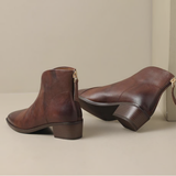 Camila - Luxury Ankle Boots with Low Heel