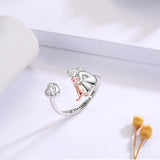 Dog Hug Ring (Rose Gold)