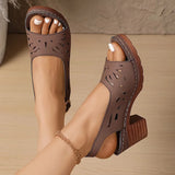 Cristy | Ankle Strap Block Heel Sandals