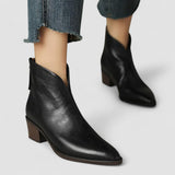 Camila - Luxury Ankle Boots with Low Heel