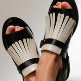 Britta™ - Fringe Slip-on Sandals