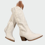Embroidered, Elegant Western Boots