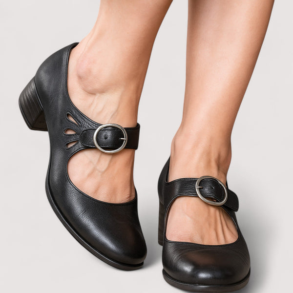 Clara - Elegant Synthetic Leather Pumps
