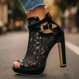 Liliana - Lace Heels