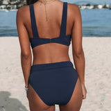 Hilde - Solid High-Cut Swimsuit