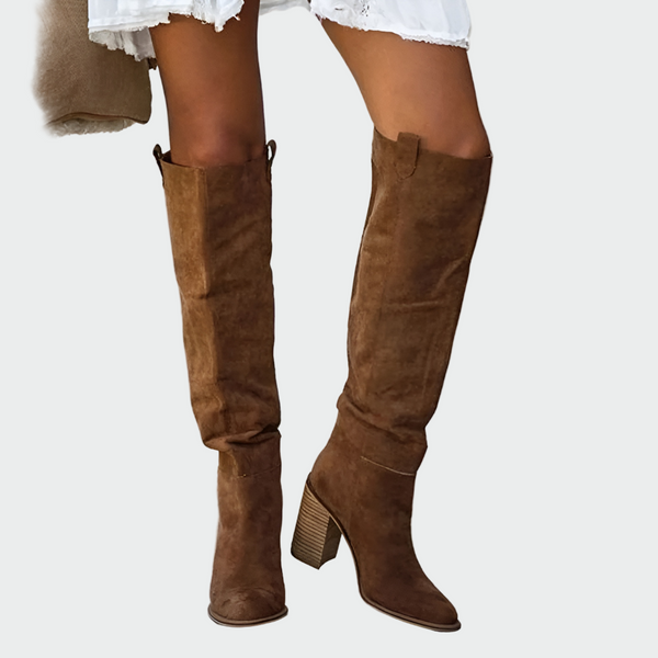 Knee-High Orthopaedic Leather Boots