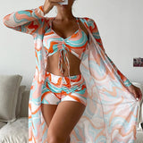 Laluna® | 3-Piece Printed Bikini Set