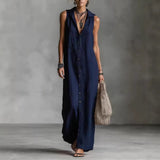 Bonnie | Effortless Sleeveless Long Dress