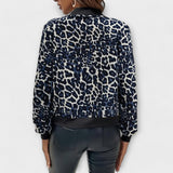 Amiria - Elegant Leopard Print Coat
