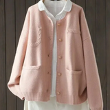 Marjo – taskullinen neuletakki