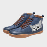 Kitty - Leather Boots for Cat Lovers