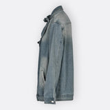 Huia - Asymmetric High-Neck Vintage Coat