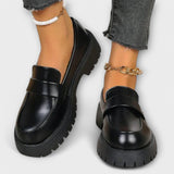 Calista - Orthopaedic Women's Loafer with Satin Wedge