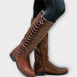 Marama - Elegant Lace-Up Ankle Boots