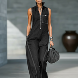 Jamie | Minimalist Sleeveless Relaxed Jumpsuit