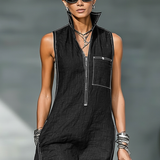 Jamie | Minimalist Sleeveless Relaxed Jumpsuit