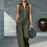 Jamie | Minimalist Sleeveless Relaxed Jumpsuit