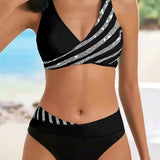 Mona - Printed Bikini in Warm Tones