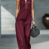 Jamie | Minimalist Sleeveless Relaxed Jumpsuit