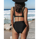 Hilde - Solid High-Cut Swimsuit