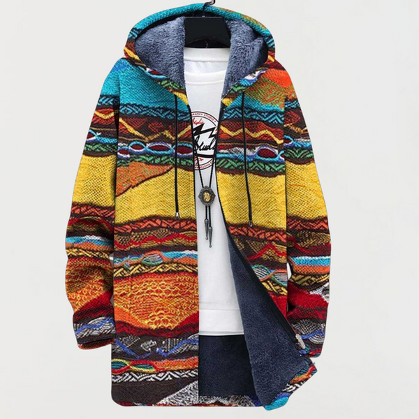 Sweatshirt with Tribal Art