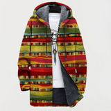 Coat with Ethnic Stripes